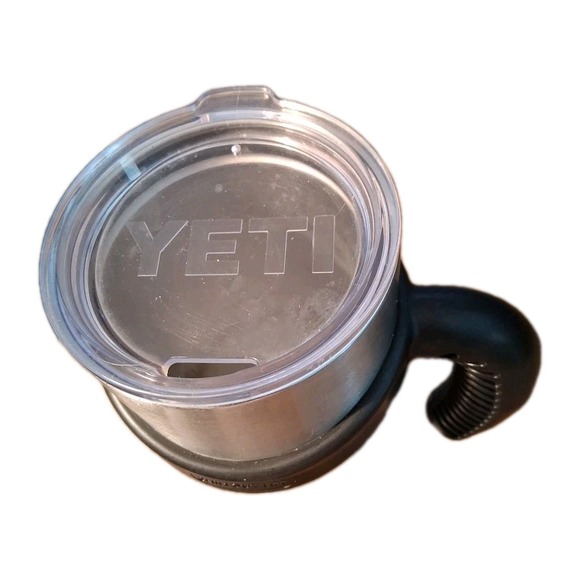 Yeti Rambler Stainless Steel Insulated Tumbler Cup Lid Removabe Handle 30oz READ - Picture 4 of 10